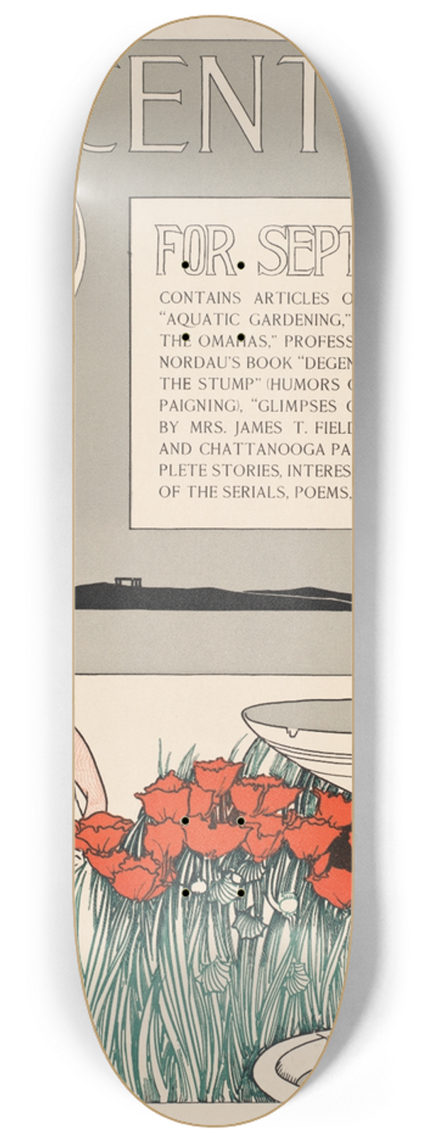 George Wharton Edwards - The century for September 8.25 inch art skate deck