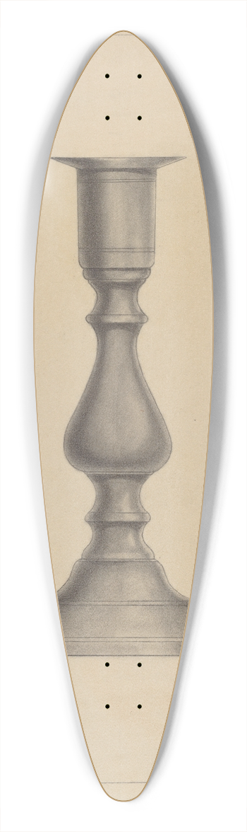 Joseph Wolins - Candlestick 39.3 inch art pintail longboard deck