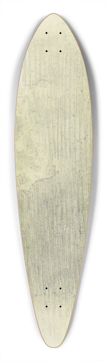 Joseph Wright of Derby - A Cloudy Sky 39.3 inch art pintail longboard deck