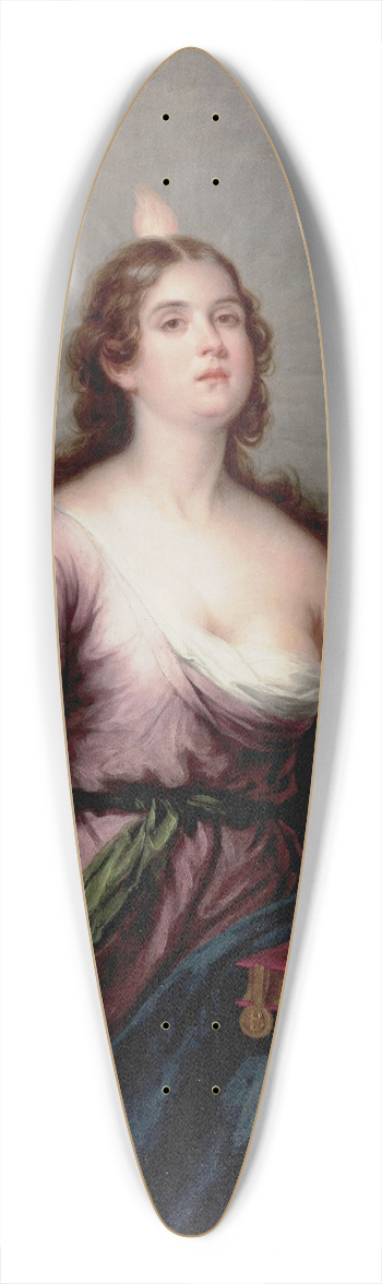 Jos Gutirrez de la Vega  - Alegora del Antiguo Testamento 39.3 inch art pintail longboard deck