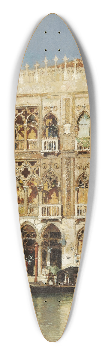 Jos Moreno Carbonero - Ca dOro 39.3 inch art pintail longboard deck