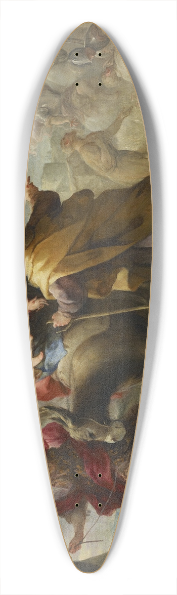 Jos Moreno - The Flight into Egypt 39.3 inch art pintail longboard deck
