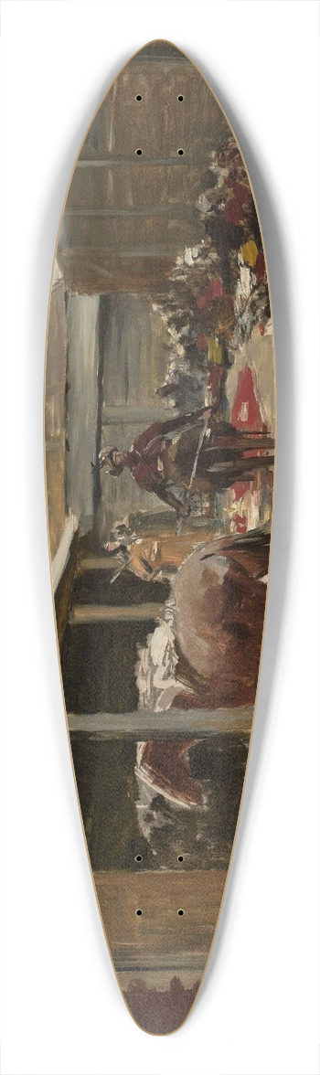 Jozef Brandt - Backyard 39.3 inch art pintail longboard deck