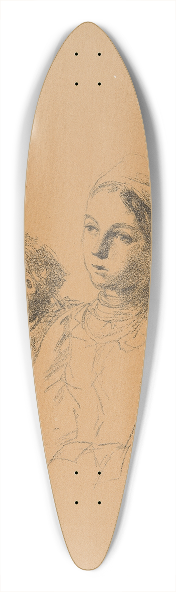 Jozef Chelmonski - Matka 39.3 inch art pintail longboard deck