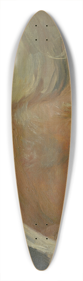 Jozef Hanula - Head Of An Old Man 39.3 inch art pintail longboard deck