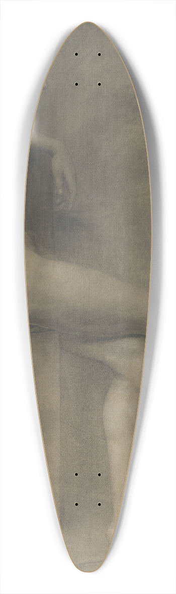 Jozef Hanula - Sitting boy 39.3 inch art pintail longboard deck