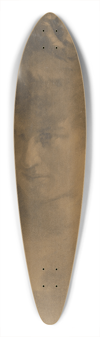 Jozef Hanula - Study of a womans head 39.3 inch art pintail longboard deck