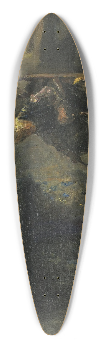 Jozef Israls - At The Hearth 39.3 inch art pintail longboard deck