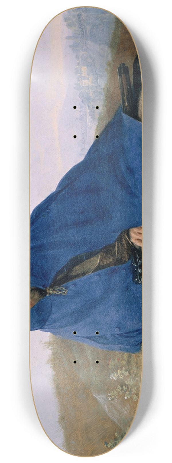 Georg Friedrich Kersting - On Outpost 8.25 inch art skate deck