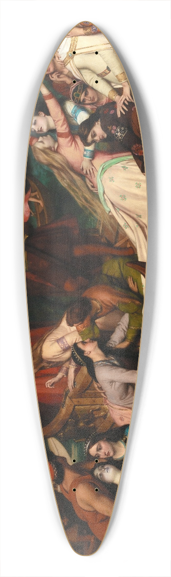 Jozef Van Lerius - Brides of Venice 39.3 inch art pintail longboard deck