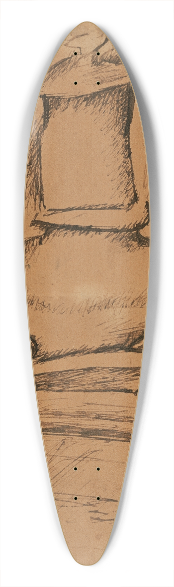 Juan Gris - Nature morte  la cafetire 39.3 inch art pintail longboard deck