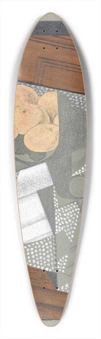 Juan Gris - The Fruit Bowl 39.3 inch art pintail longboard deck