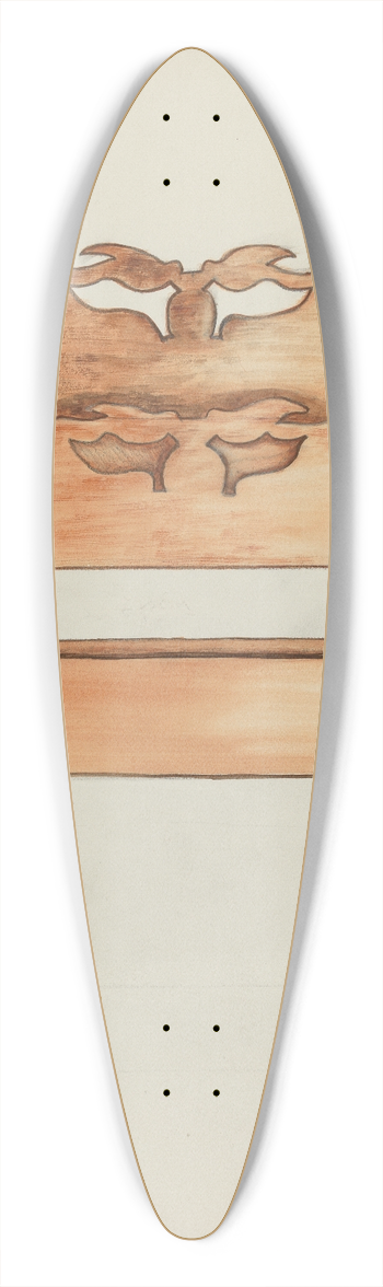 Juanita Lantz - Bed 39.3 inch art pintail longboard deck