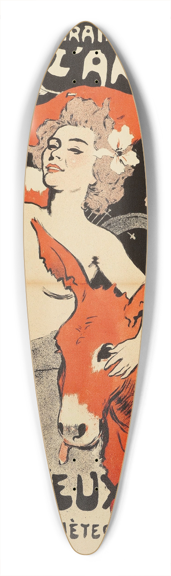 Jules-Alexandre Grn - Lane Rouge 39.3 inch art pintail longboard deck