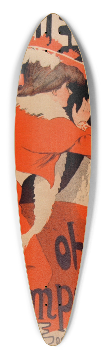 Jules-Alexandre Grn - Oh! la la! mon empereur 39.3 inch art pintail longboard deck