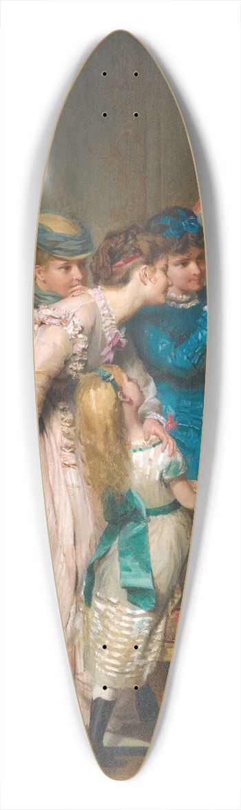 Jules-Alexandre Patrouillard - La Vase 39.3 inch art pintail longboard deck
