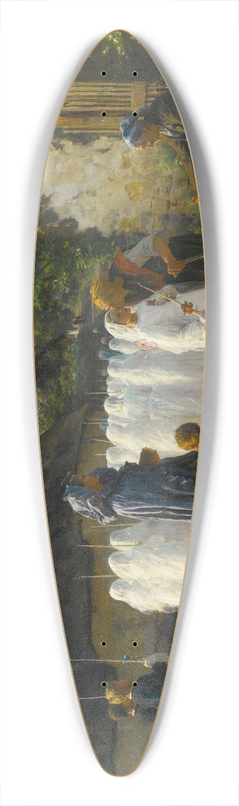 Jules Breton - Les Communiantes 39.3 inch art pintail longboard deck