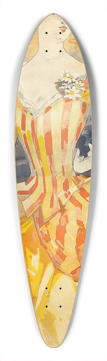 Jules Chret - Librairie Ed.Sagot 39.3 inch art pintail longboard deck