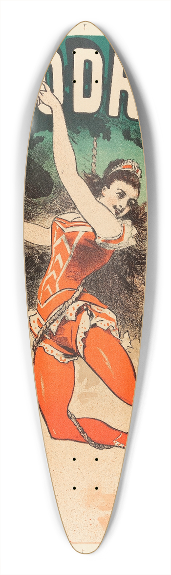 Jules Chret - Lona Dare 39.3 inch art pintail longboard deck