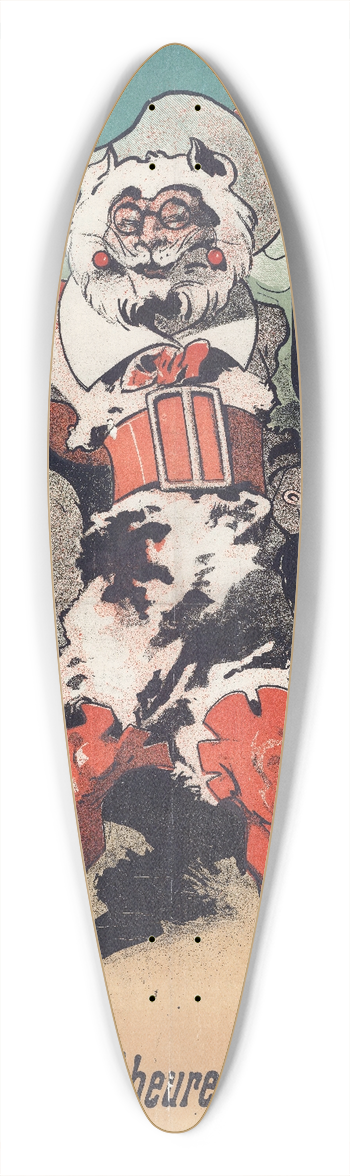 Jules Chret - Thtre de la Gait. Le Chat bott. 39.3 inch art pintail longboard deck