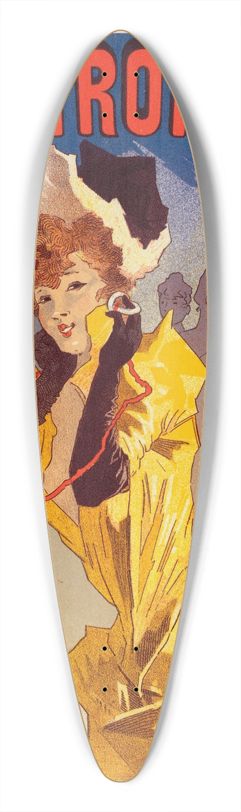 Jules Chret - Thtrophone 39.3 inch art pintail longboard deck