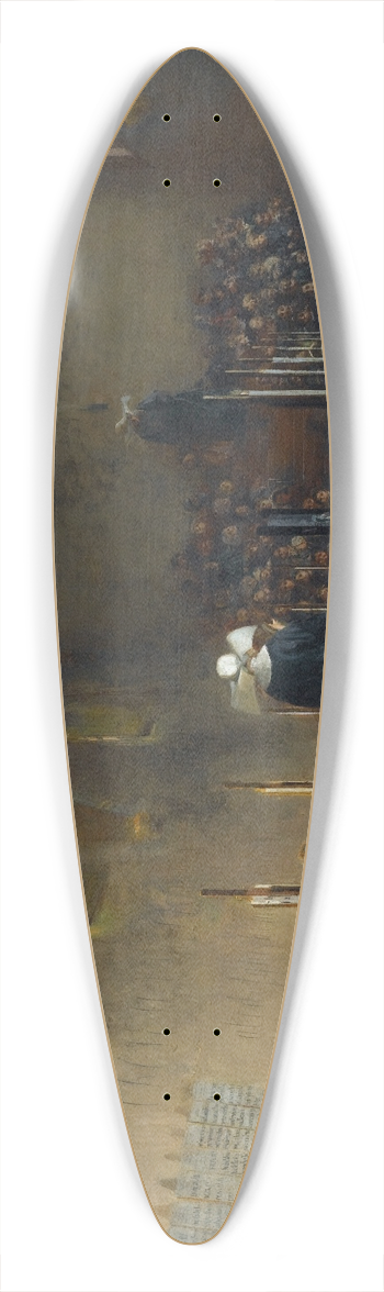 Jules Degrave - Salle Dasile De La Charit 39.3 inch art pintail longboard deck