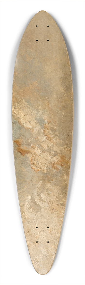 Jules Dupr - Marshland 39.3 inch art pintail longboard deck