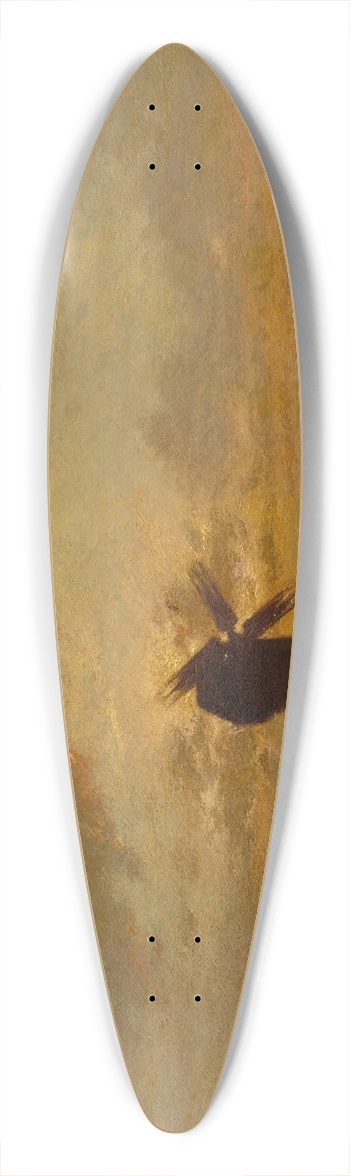 Jules Dupr - The Windmill 39.3 inch art pintail longboard deck
