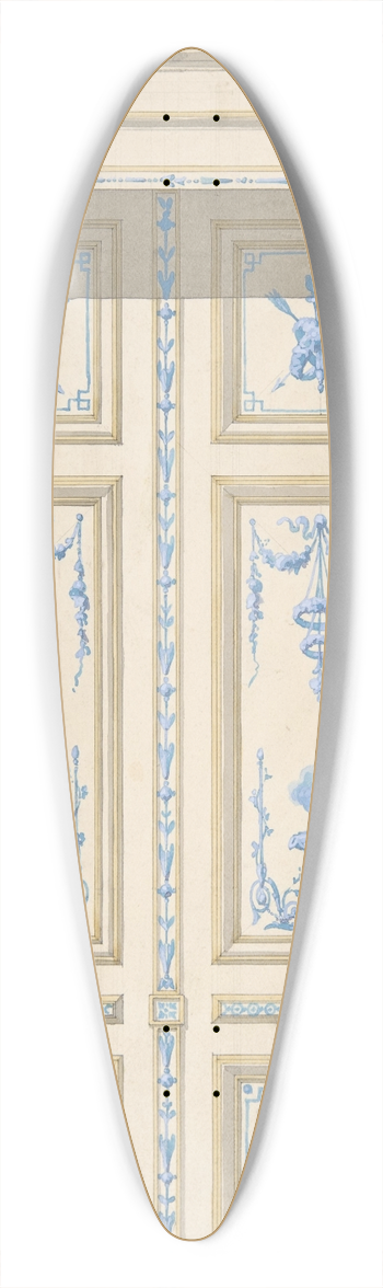 Jules-Edmond-Charles Lachaise - Design for Bedroom Doors, Htel de Jagan 39.3 inch art pintail longboard deck