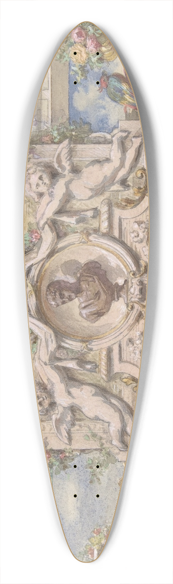 Jules-Edmond-Charles Lachaise - Design for Cove, Htel Cahen dAnvers 39.3 inch art pintail longboard deck