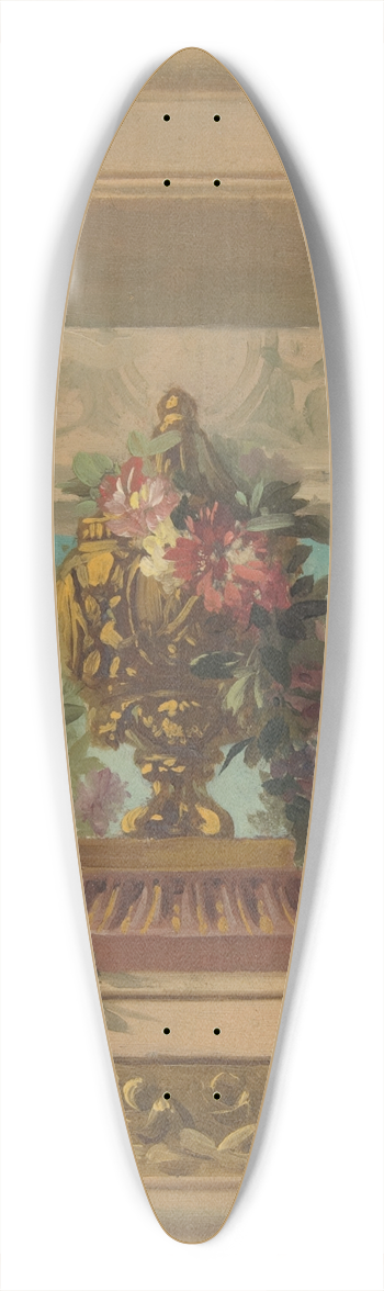 Jules-Edmond-Charles Lachaise - Trompe loeil design for a ceiling 39.3 inch art pintail longboard deck