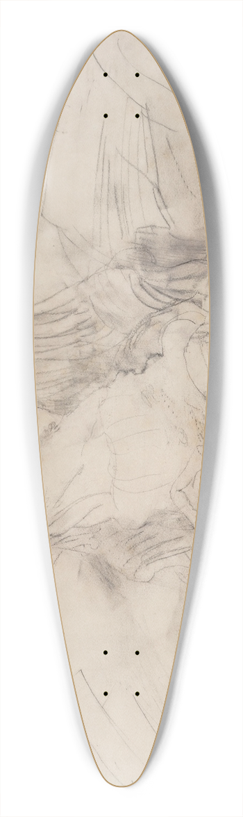 Jules Pascin - Le modle blond 39.3 inch art pintail longboard deck