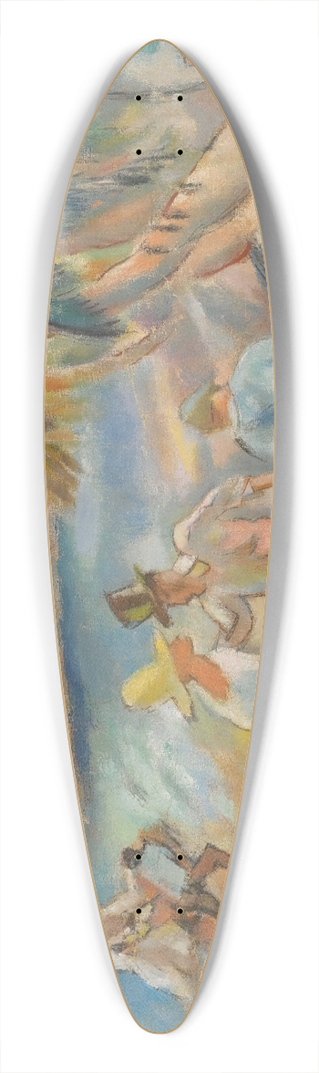 Jules Pascin - Les brigands 39.3 inch art pintail longboard deck