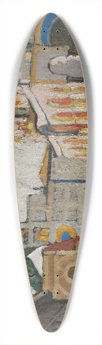 Jules Schmalzigaug - San Marco from the Piazetta 39.3 inch art pintail longboard deck