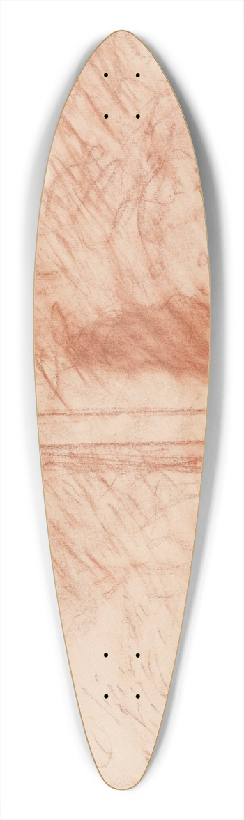 Jules Schmalzigaug - Two Designs 39.3 inch art pintail longboard deck