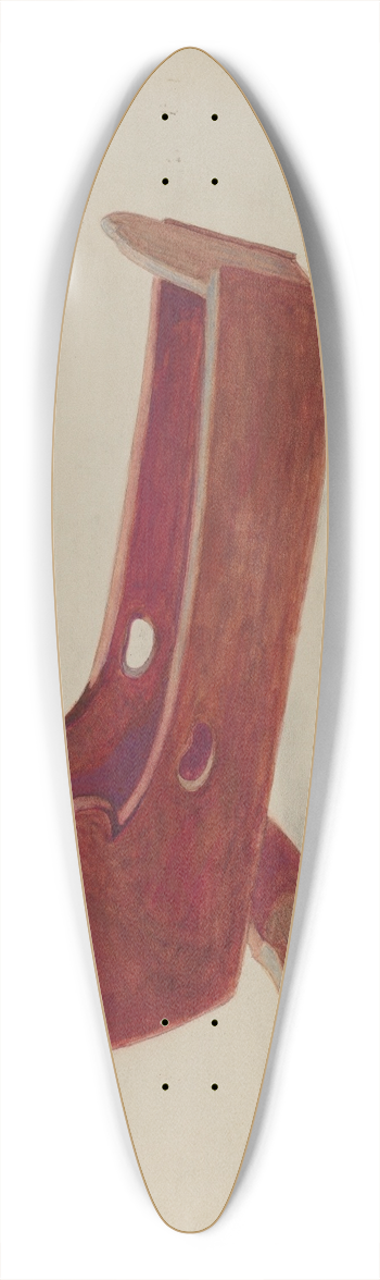 Julie C. Brush - Doll Cradle 39.3 inch art pintail longboard deck
