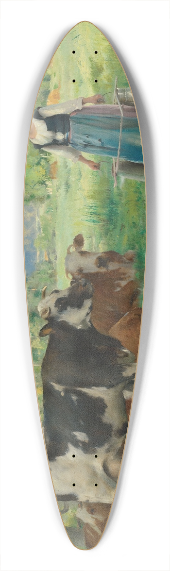 Julien Dupr - Dans un pturage 39.3 inch art pintail longboard deck