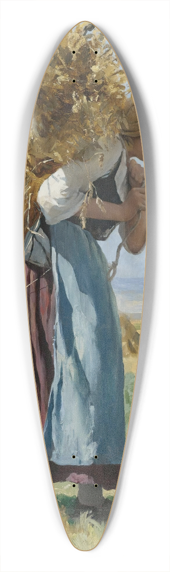 Julien Dupr - In The Fields 39.3 inch art pintail longboard deck