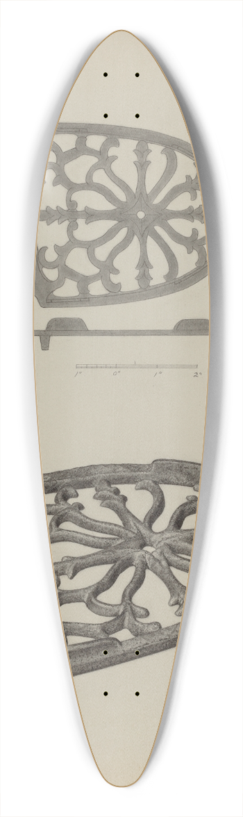 Julius Bellamy - Flat Iron Holder 39.3 inch art pintail longboard deck