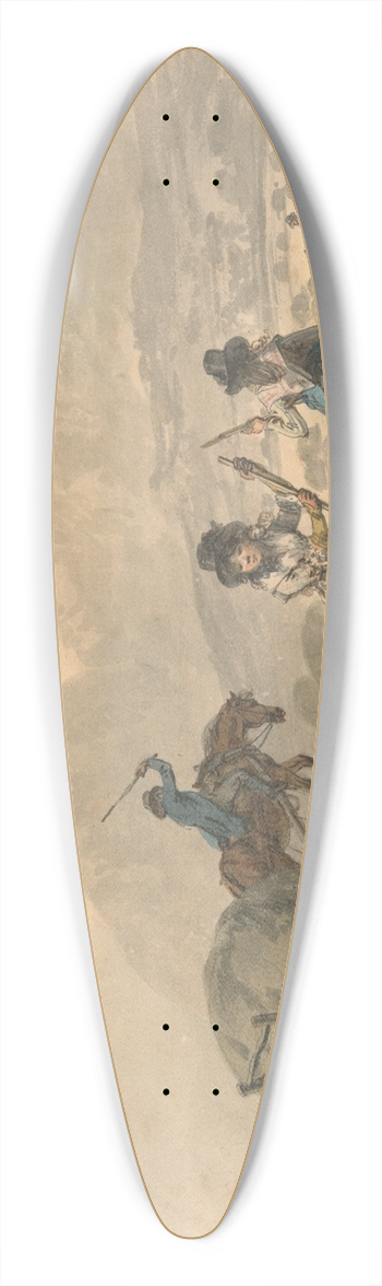 Julius Caesar Ibbetson - Haymaking 39.3 inch art pintail longboard deck