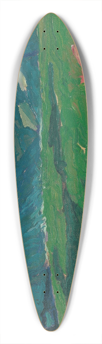 Julius Exter - Kampenwand 39.3 inch art pintail longboard deck