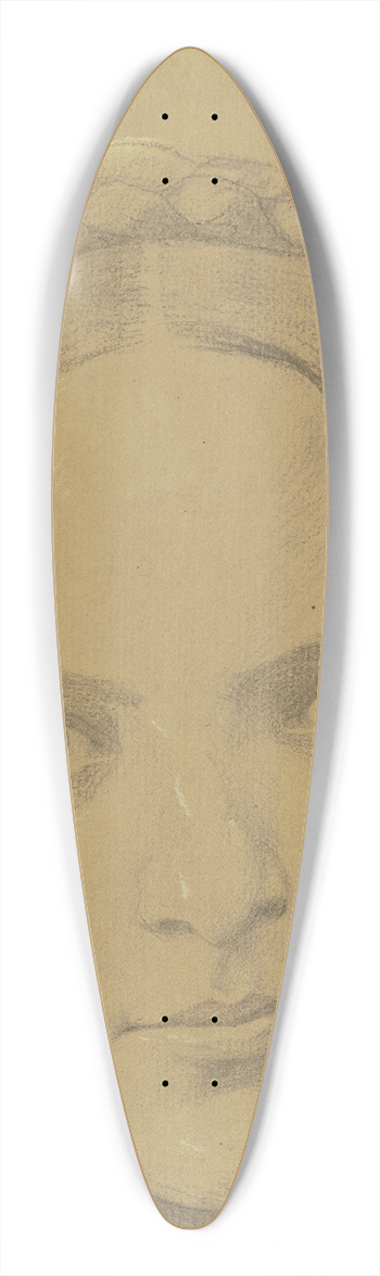 Julius Hamel - Girls head 39.3 inch art pintail longboard deck
