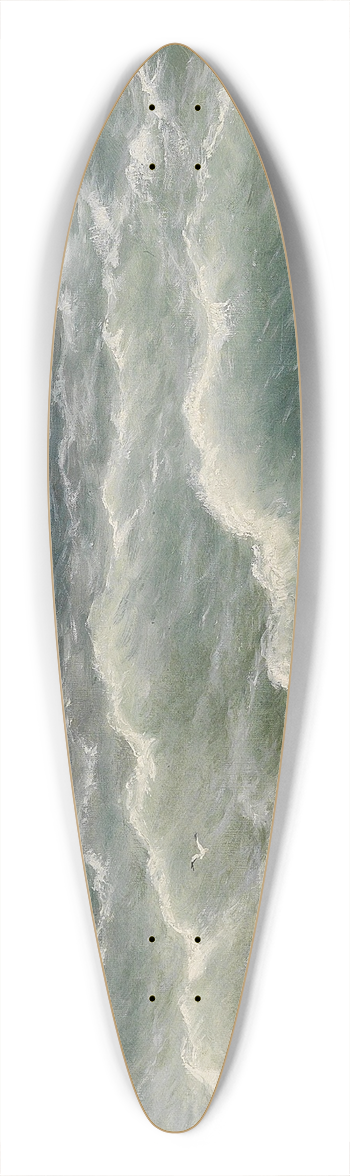 Julius Rose - Kstenlandschaft 39.3 inch art pintail longboard deck