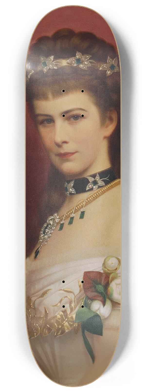 Georg Martin Ignaz Raab - Kaiserin Elisabeth 8.25 inch art skate deck