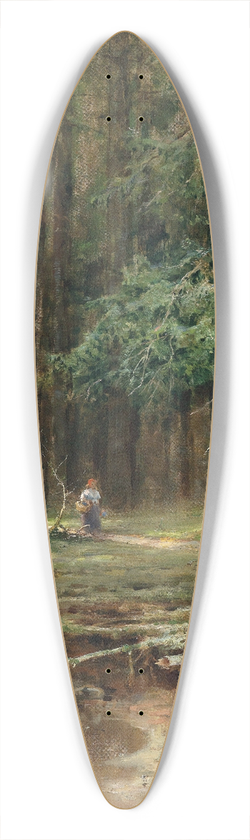 Julius Sergius Klever - Rotkppchen 39.3 inch art pintail longboard deck