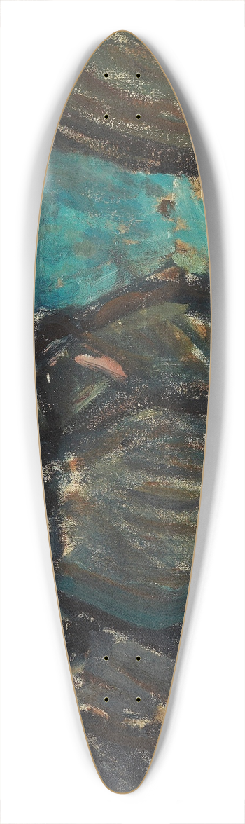 Julius Seyler - Bretonische Buerinnen 39.3 inch art pintail longboard deck