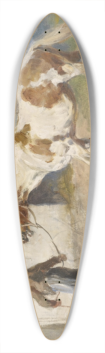 Julius von Blaas - Am Heimweg 39.3 inch art pintail longboard deck