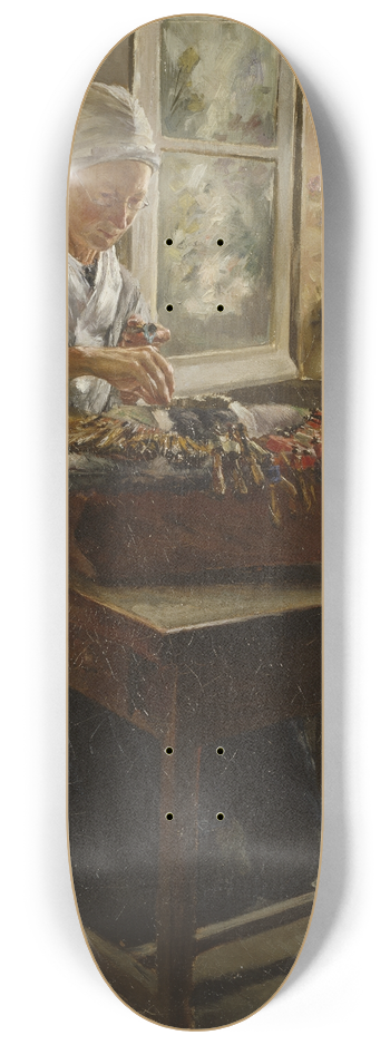 Georg Pauli - The Lace-Maker 8.25 inch art skate deck