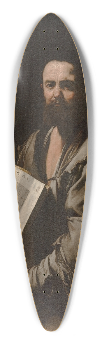 Jusepe de Ribera - Euclid 39.3 inch art pintail longboard deck