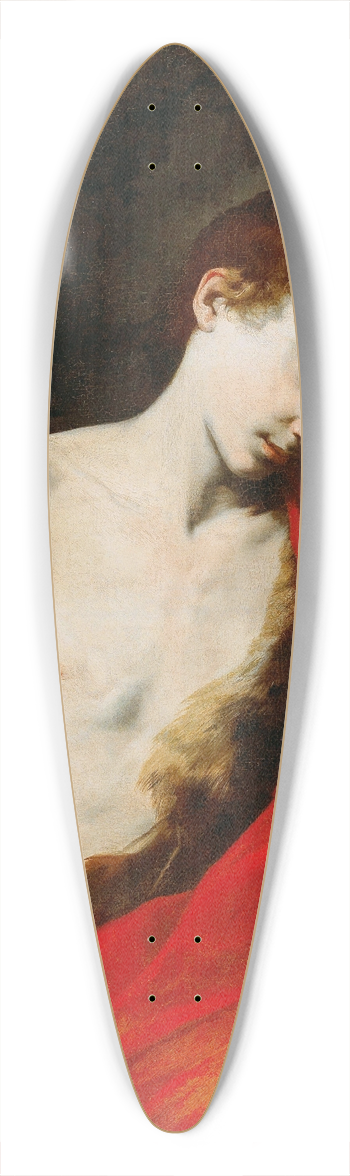 Jusepe de Ribera - Saint John the Baptist 39.3 inch art pintail longboard deck